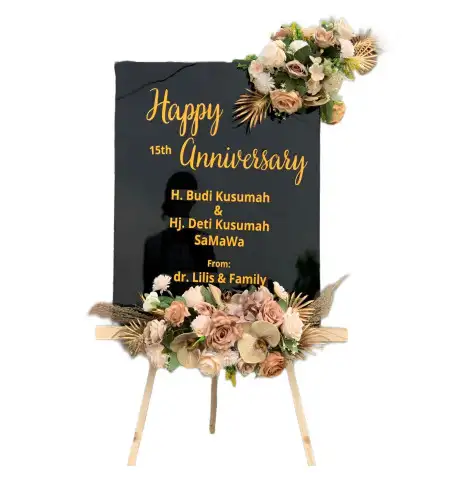 Papan Bunga Akrilik Abung Pekurun