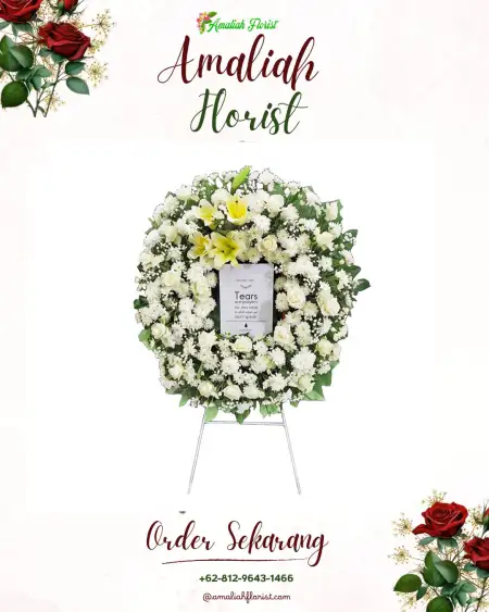 Krans Bunga Duka Abung Pekurun